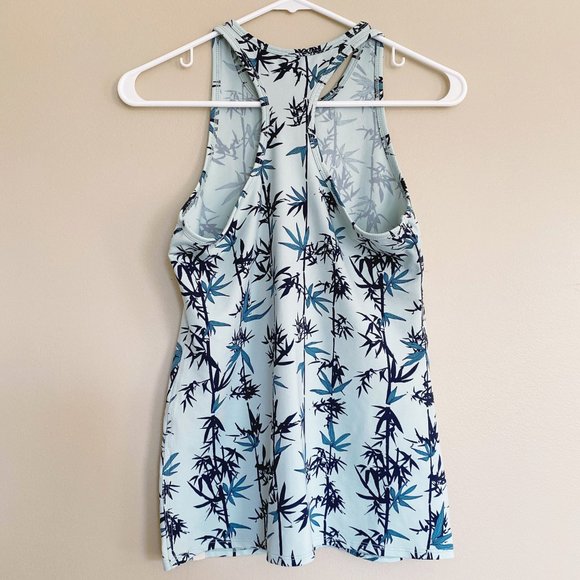 Sissy-Boy green bambo print racerback tank top sz M - Picture 4 of 5